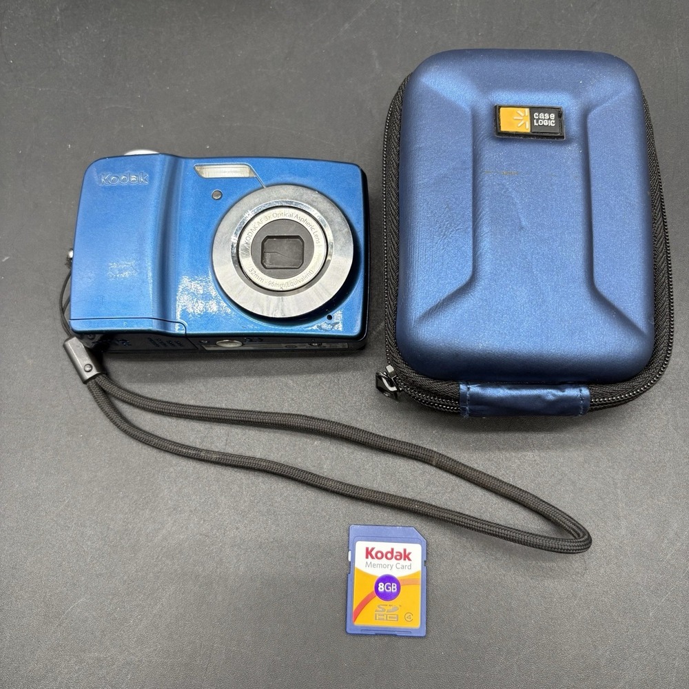 Kodak EasyShare CD82 12.4MP Digital Camera - Blue TESTED WORKS